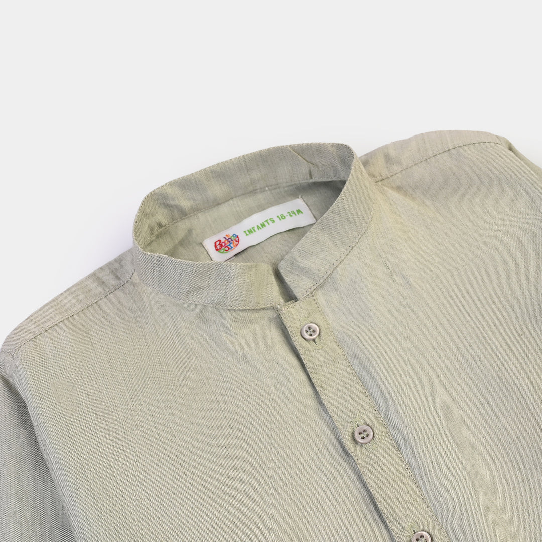 Infant Boys Jacquard Kurta Mix - PISTA