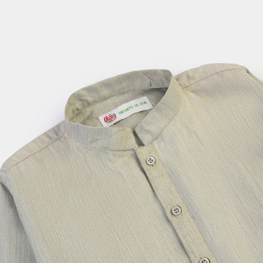 Infant Boys Jacquard Kurta Mix - PISTA