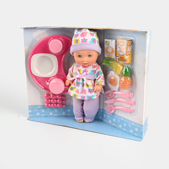 Baby Doll & Accessories Feeding Set