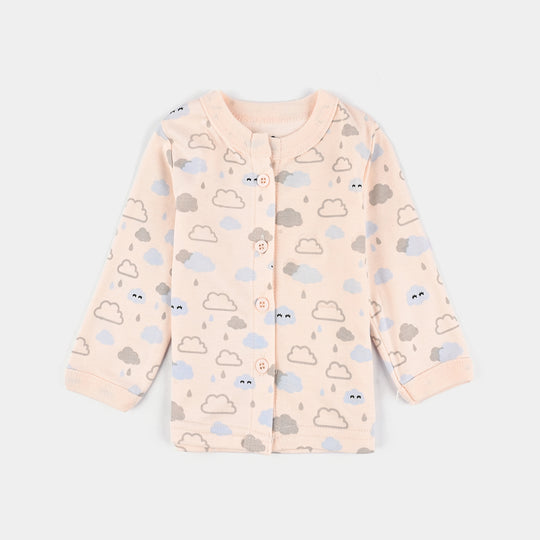 Infant Unisex Cotton 3Pcs Suit Set