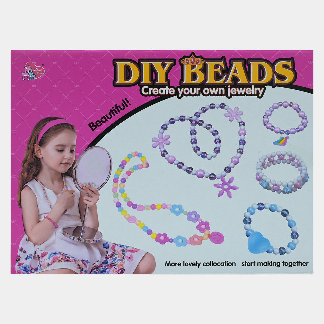 Beads Set For Creative Play For Girls