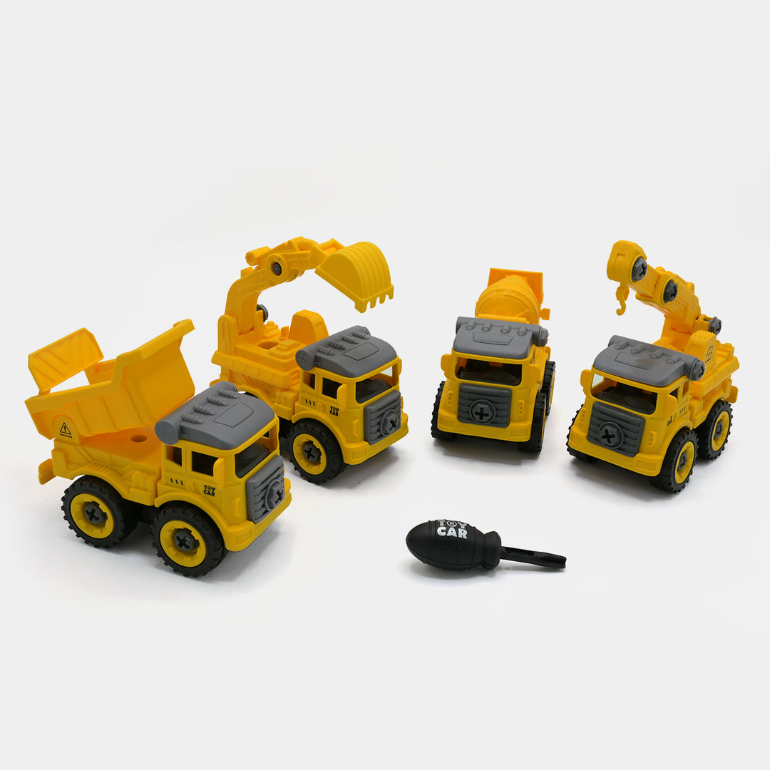 Assembly Engineering Vehicles | 4PCs