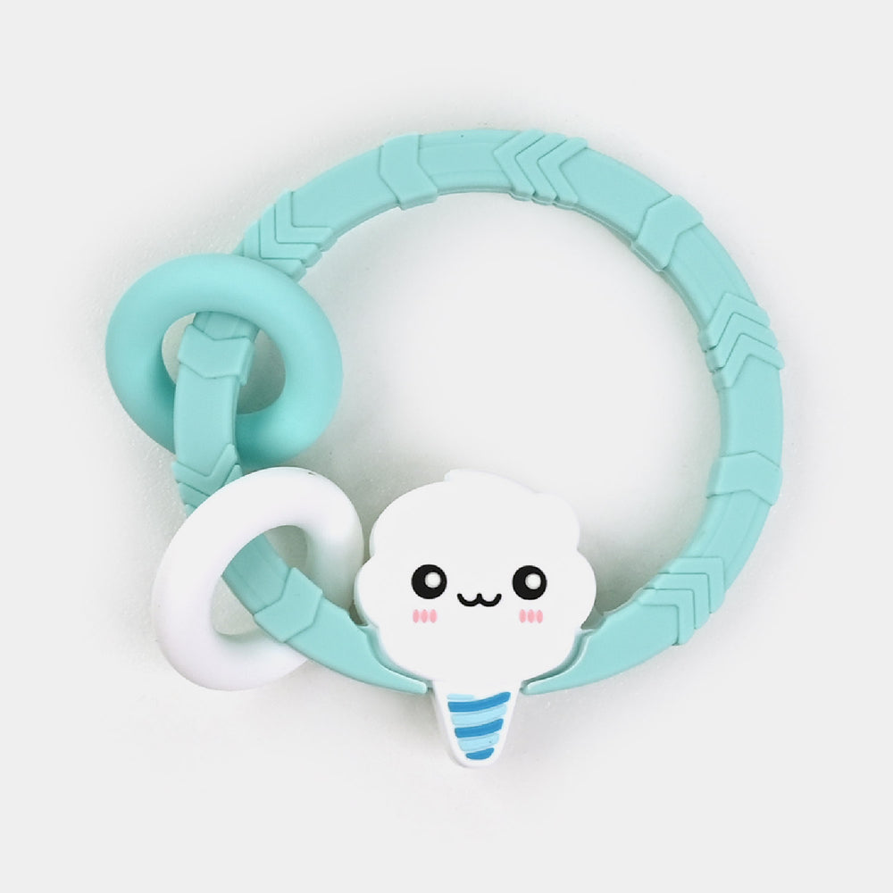 Baby Silicone Teether Ring 3M+