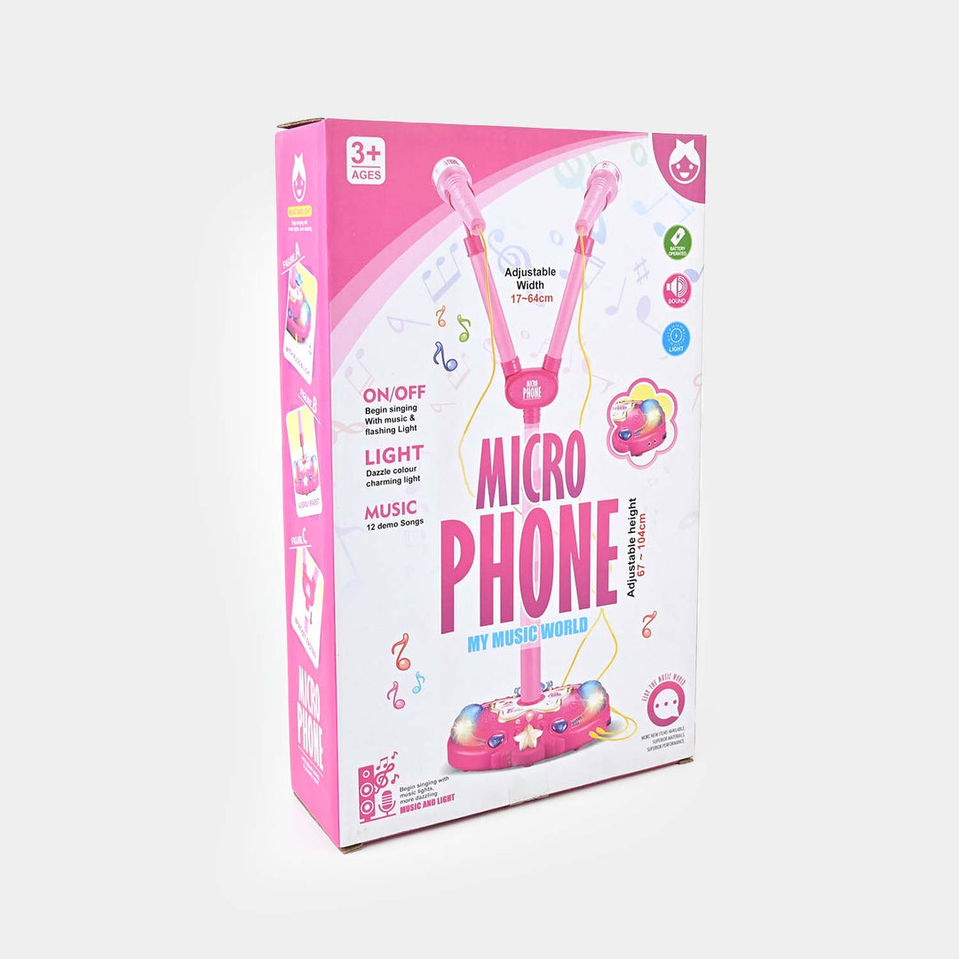Microphone With Stand For Kids