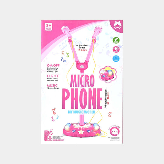 Microphone With Stand For Kids