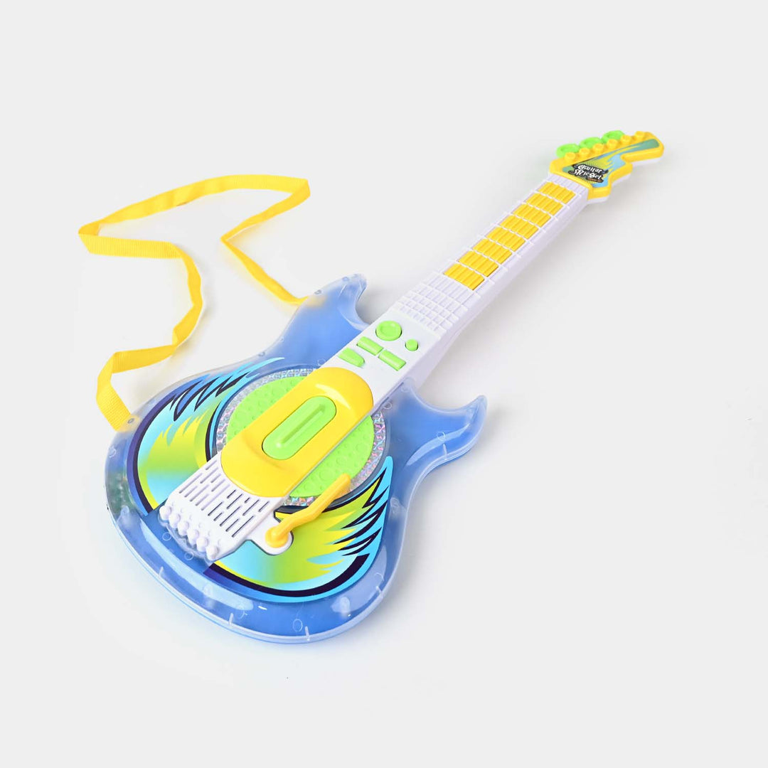 Guitar With Glasses & Microphone For Kids