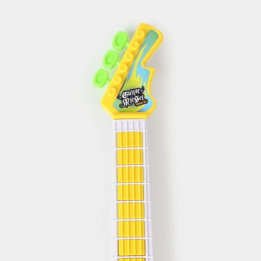 Guitar With Glasses & Microphone For Kids