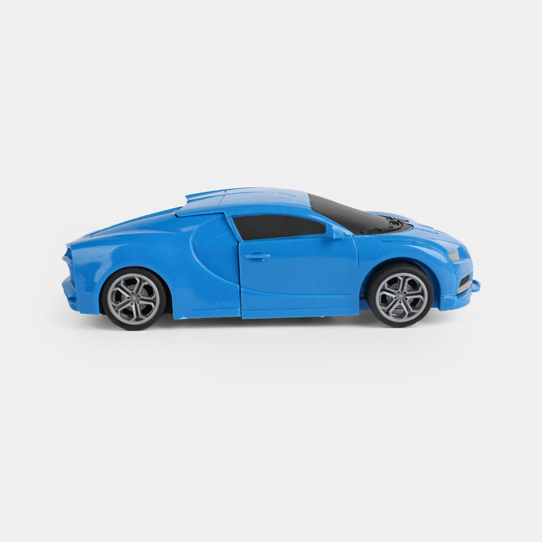 2-in-1 Dual Remote Control Transforming Vehicle Set