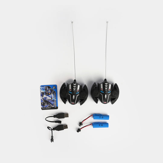 2-in-1 Dual Remote Control Transforming Vehicle Set