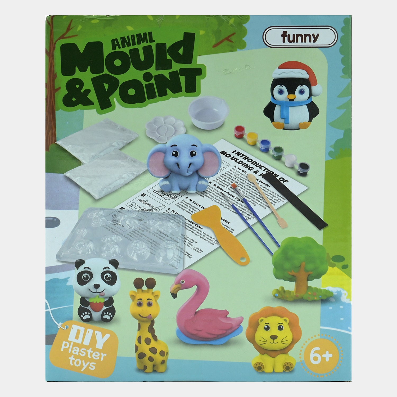Animal Diy Plaster & Painting Toy For Kids Price in Pakistan | Bachaa Party