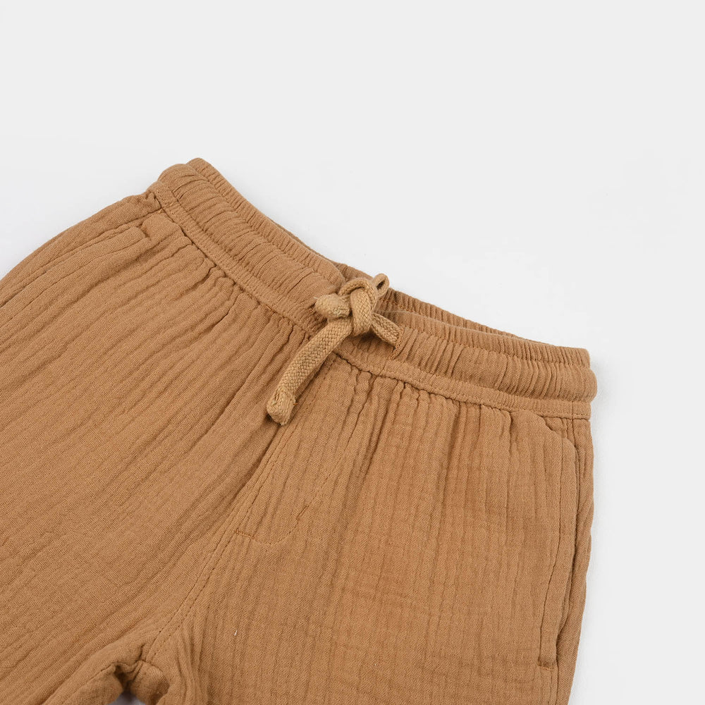 Boys Gauze Shorts (Summer Essence) - Brown