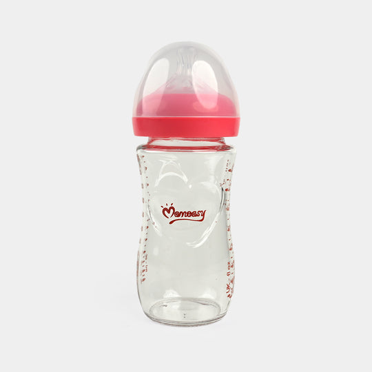 Wide Neck Glass Feeding Bottle 80Z 3M+