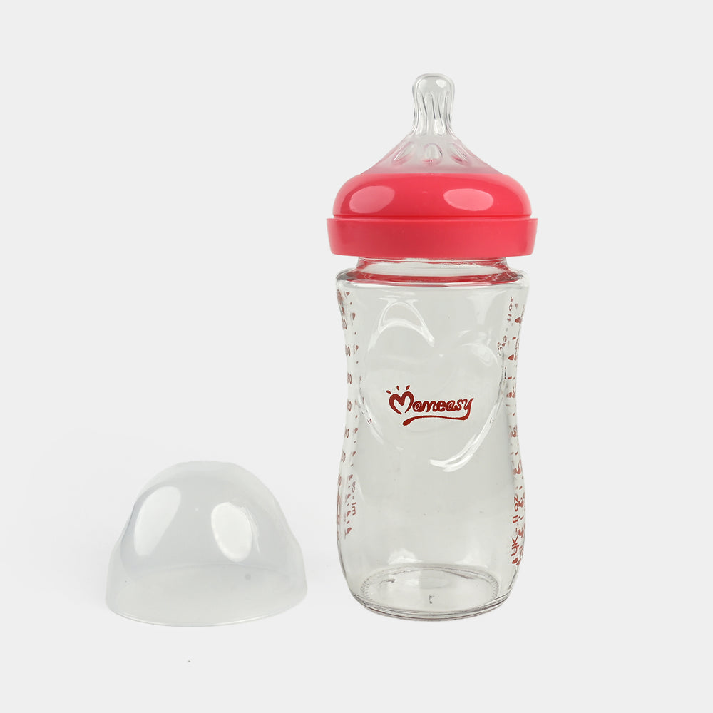 Wide Neck Glass Feeding Bottle 80Z 3M+