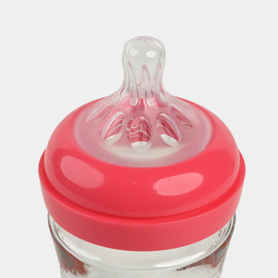 Wide Neck Glass Feeding Bottle 80Z 3M+