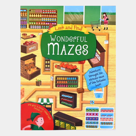 Wonderful Mazes Activity Book For Kids