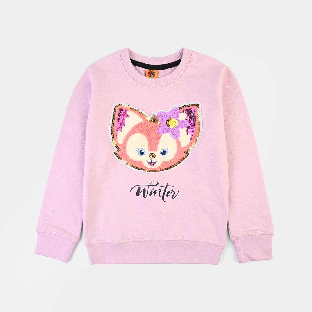 Girls Fleece Sweatshirt Winter - D.Lavender