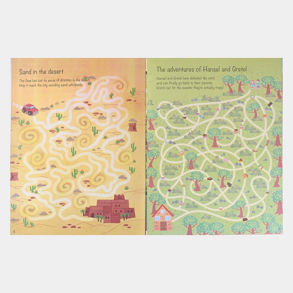 Wonderful Mazes Activity Book For Kids