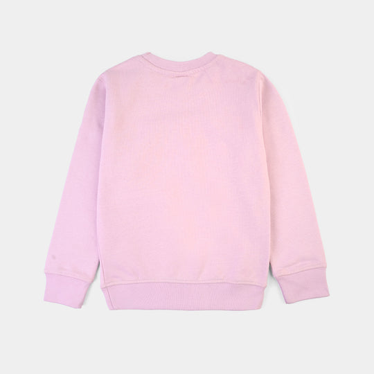 Girls Fleece Sweatshirt Winter - D.Lavender
