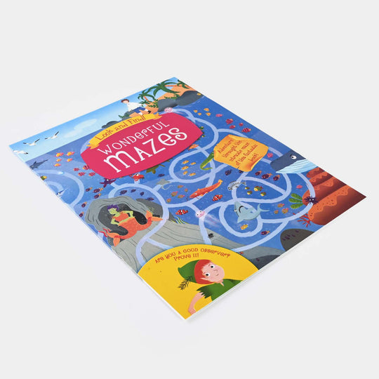 Wonderful Mazes Activity Book For Kids