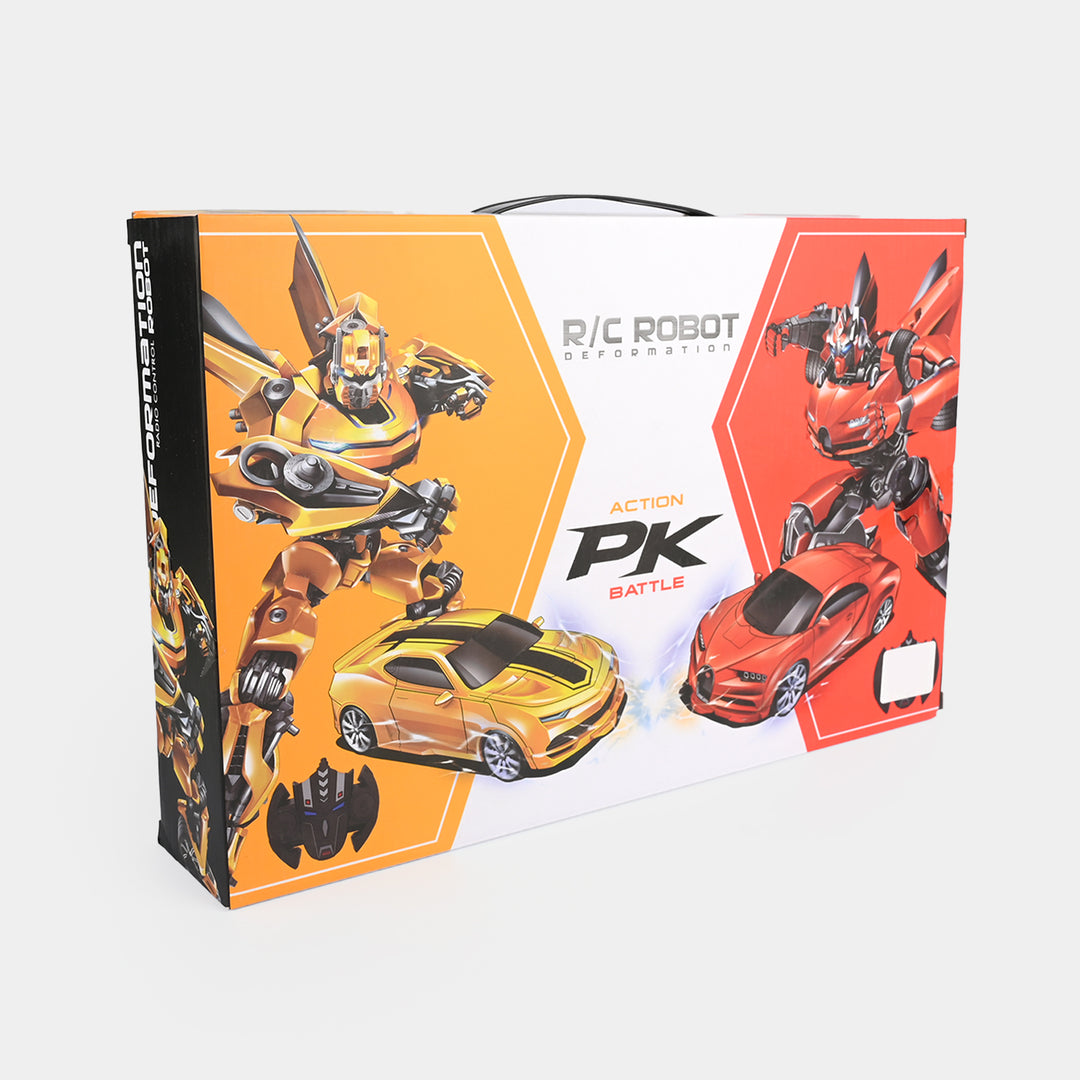 2-in-1 Dual Remote Control Transforming Vehicle Set