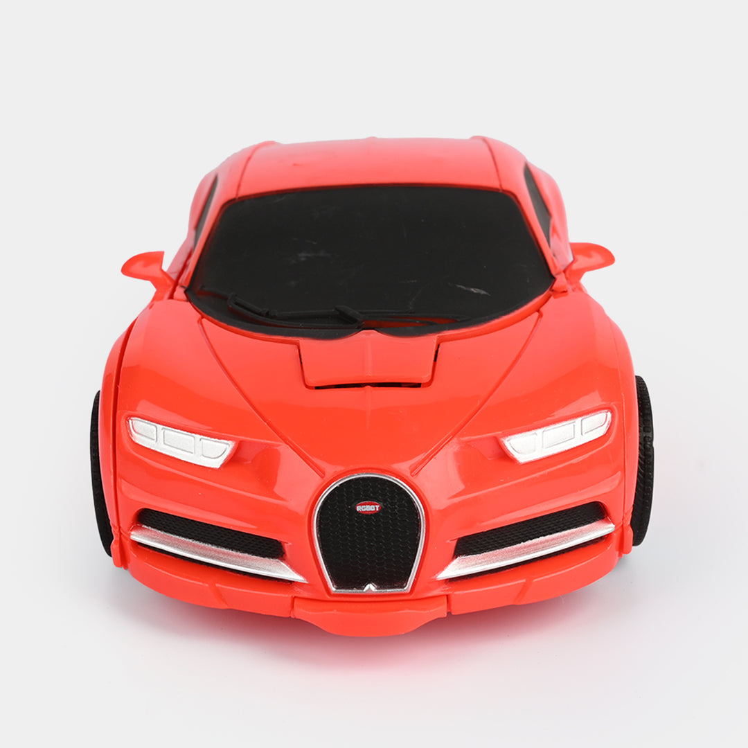 2-in-1 Dual Remote Control Transforming Vehicle Set