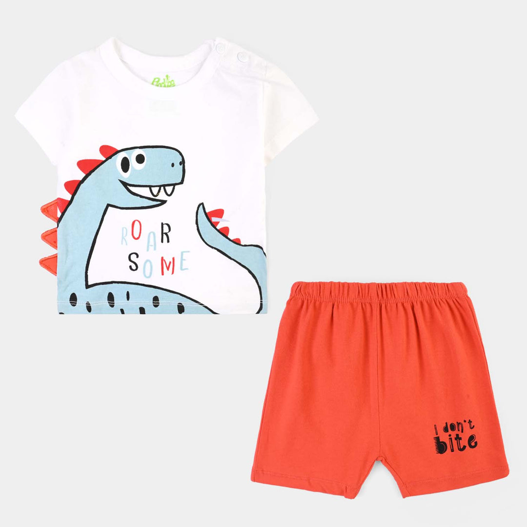 Infant Boys Cotton Interlock Suit