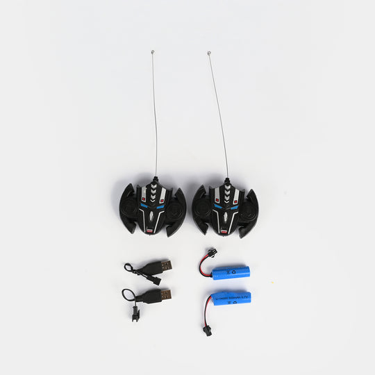 2-in-1 Dual Remote Control Transforming Vehicle Set