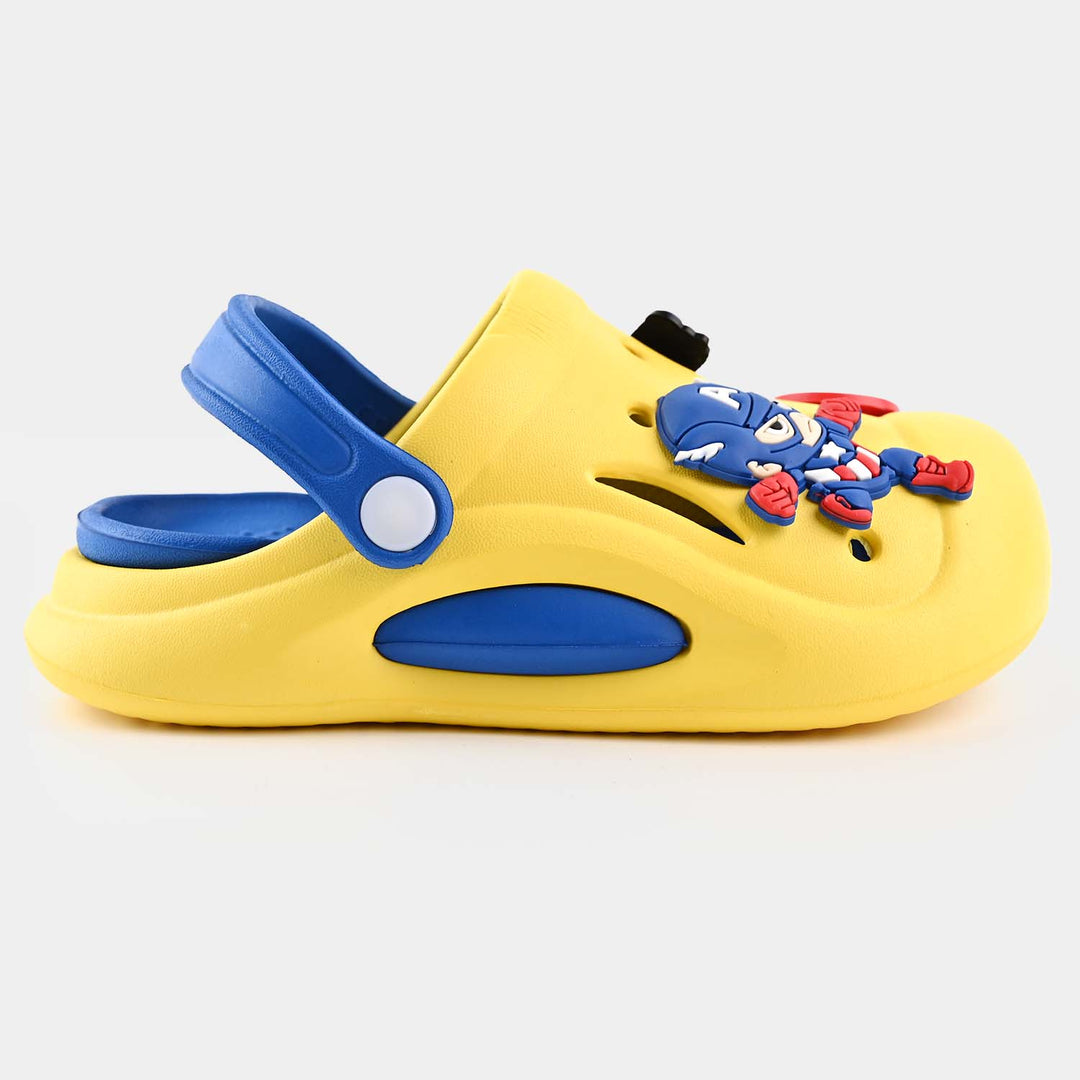 Boys Clogs B012-16-Yellow