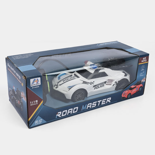 Remote Control 5 Function Police Car For Kids