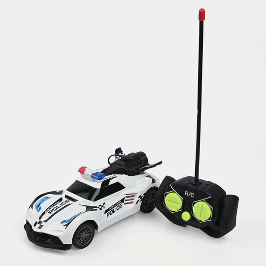 Remote Control 5 Function Police Car For Kids