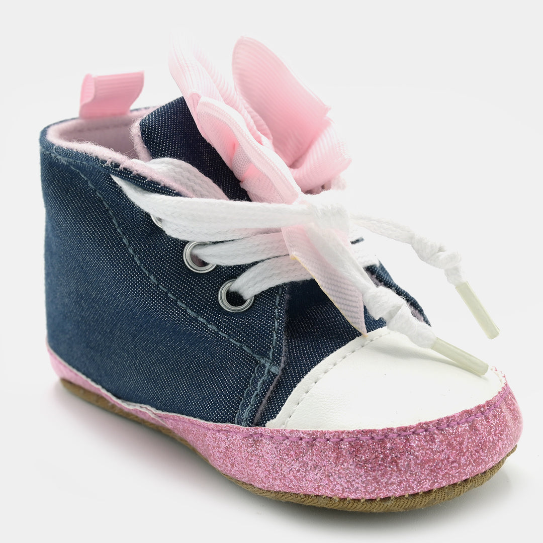 Baby Girls Shoes E23-Blue