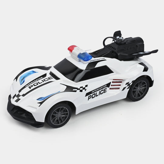 Remote Control 5 Function Police Car For Kids