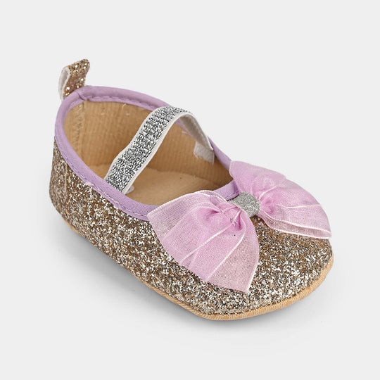 Baby Girl Shoes B-10-GOLDEN