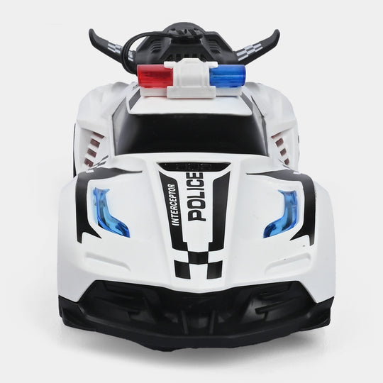Remote Control 5 Function Police Car For Kids