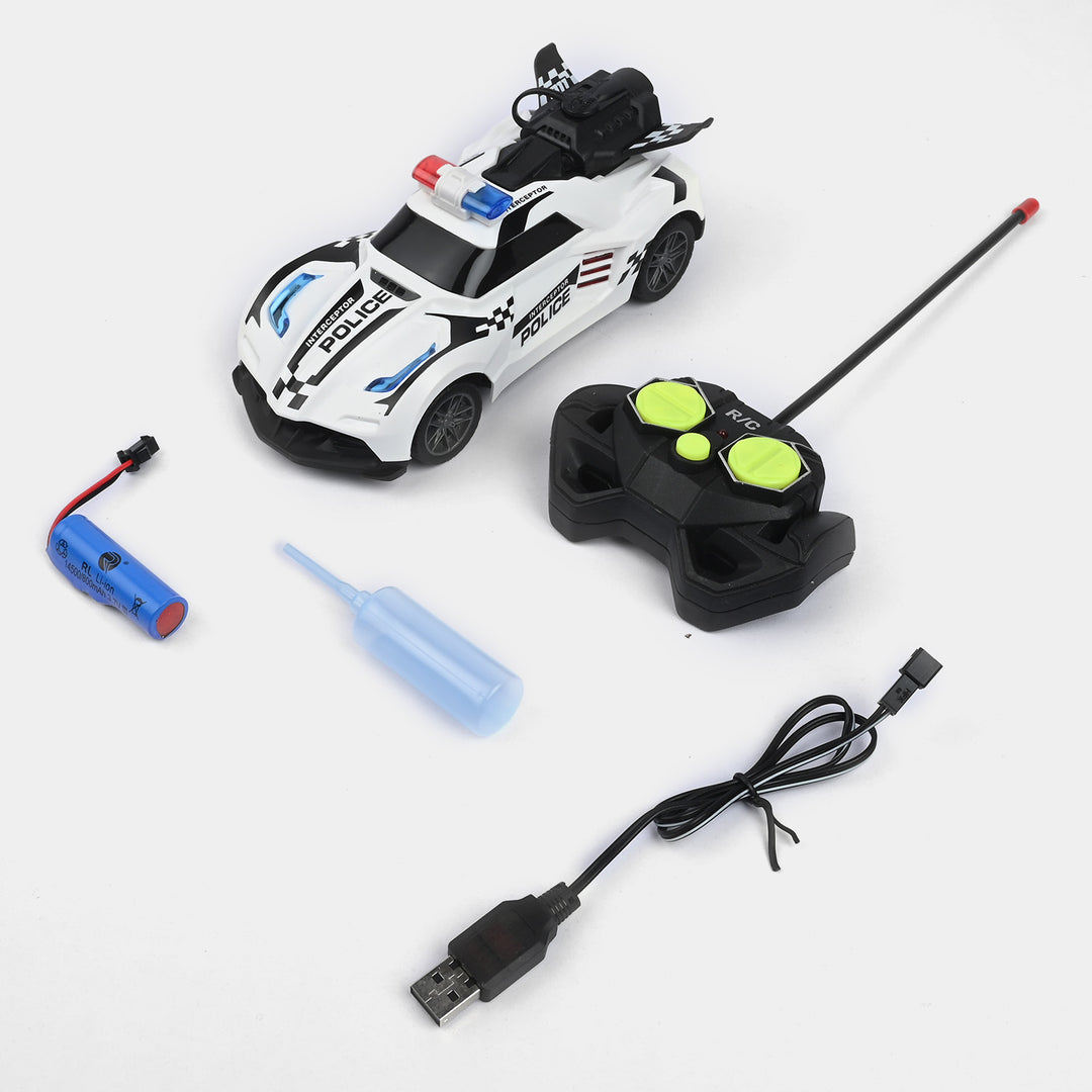 Remote Control 5 Function Police Car For Kids