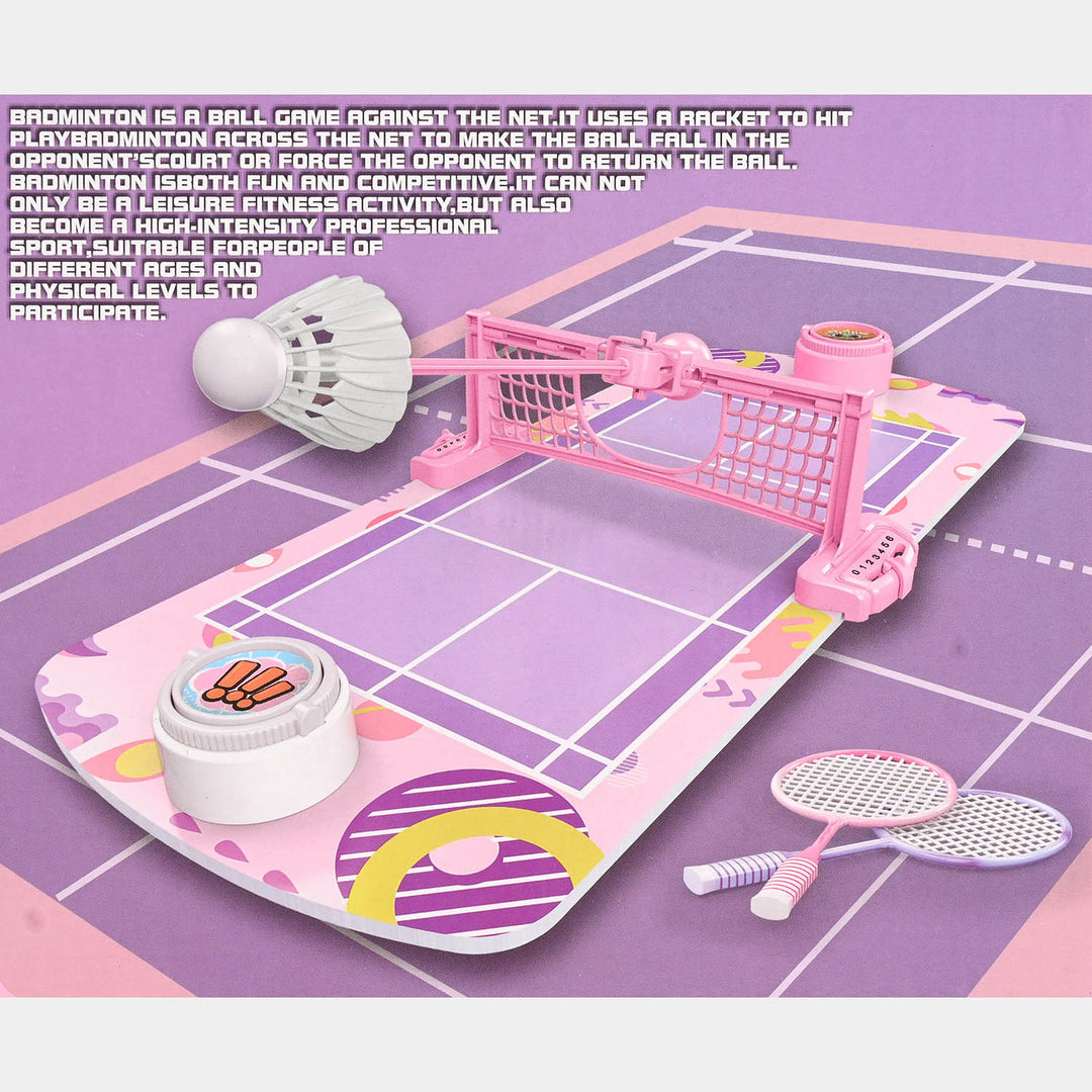 Tabletop Badminton Game Set for Kids