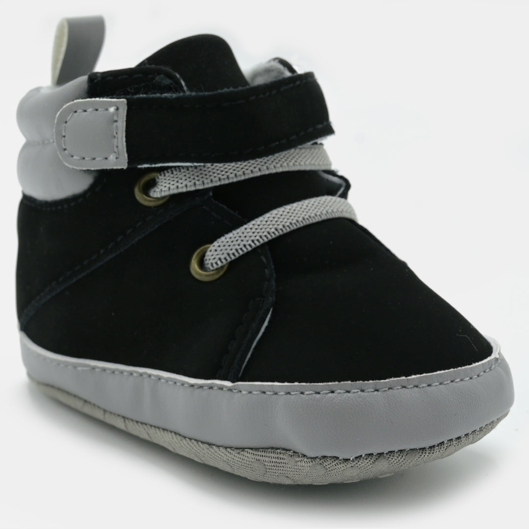 Baby Boy Shoes E34-BLACK