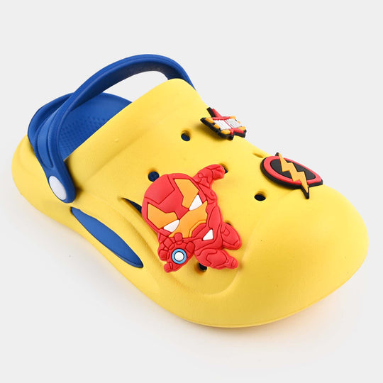 Boys Clogs B012-17-Yellow