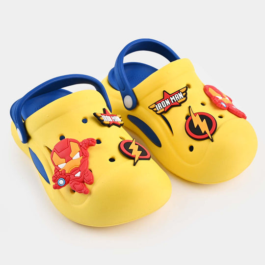 Boys Clogs B012-17-Yellow