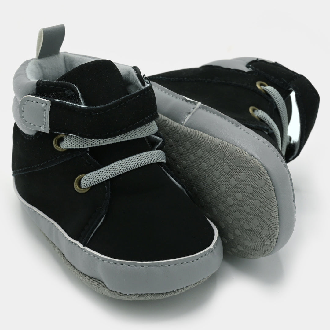 Baby Boy Shoes E34-BLACK