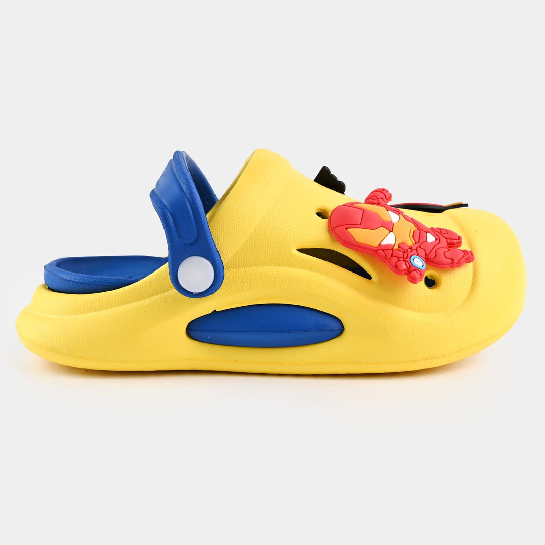 Boys Clogs B012-17-Yellow