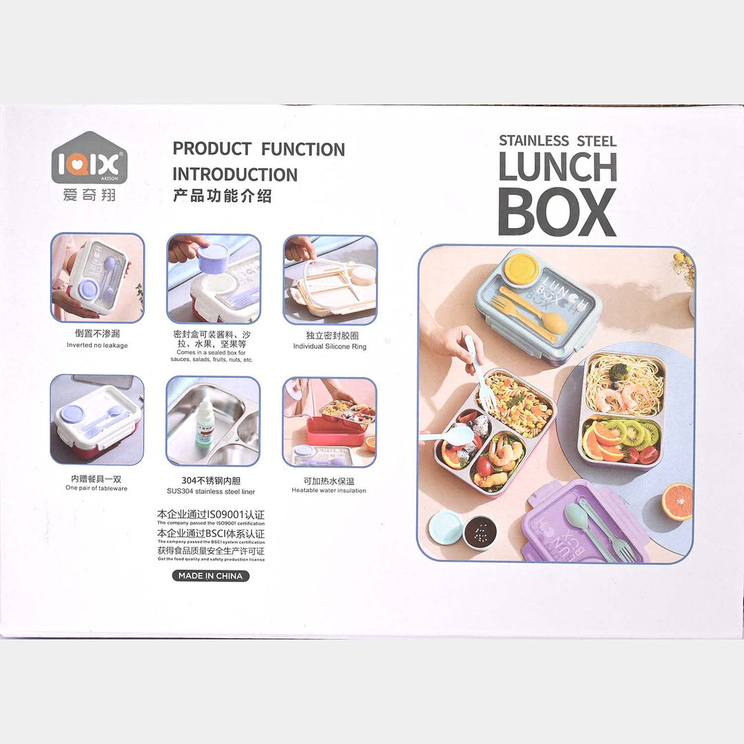 Durable & Leak-Proof Stainless Steel Lunch Box