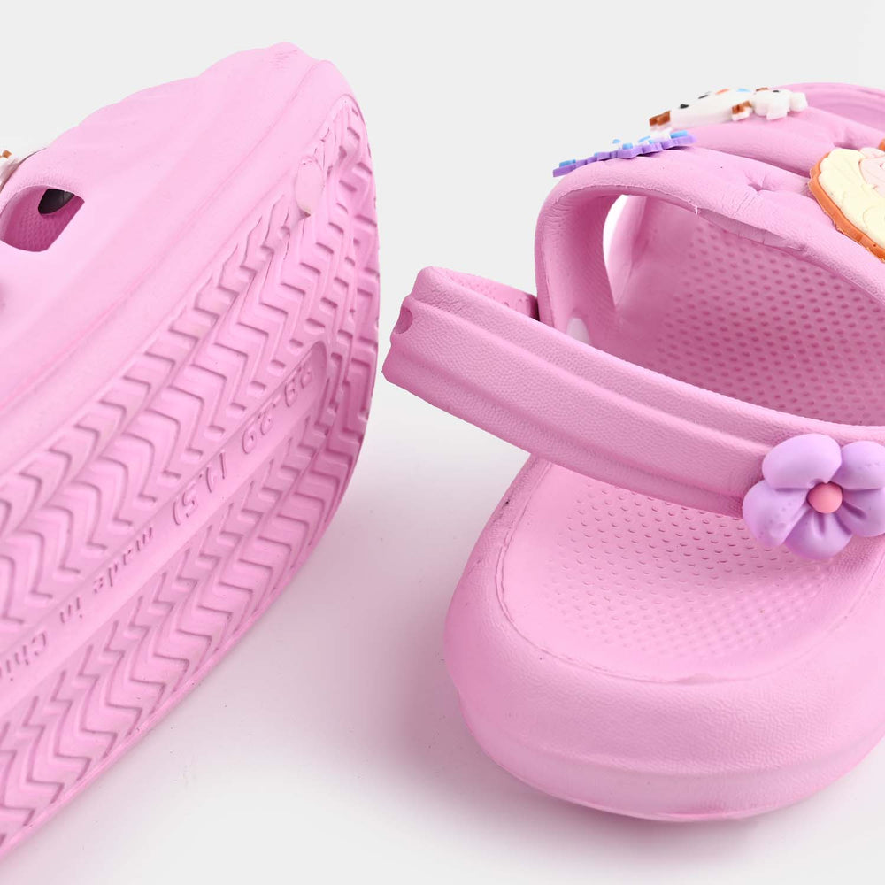 Girls Clogs 9909-2-Pink