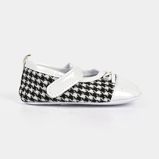 Baby Girl Shoes B-7-White