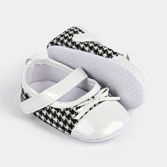 Baby Girl Shoes B-7-White