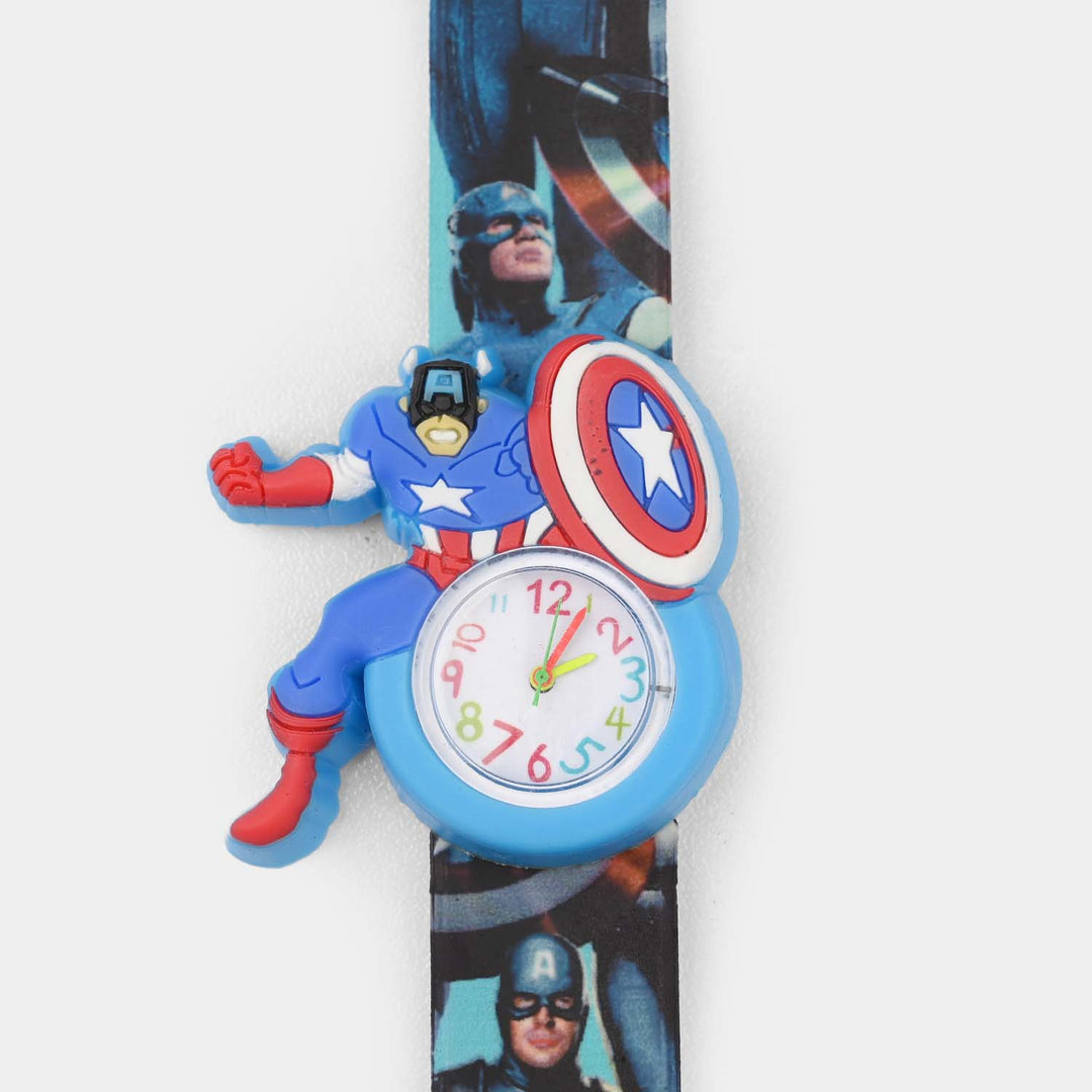 Slap Band Silicon Wrist Watch