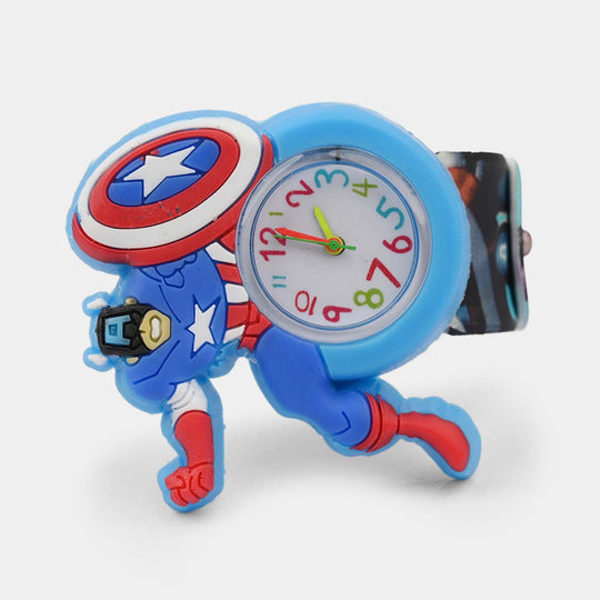 Slap Band Silicon Wrist Watch