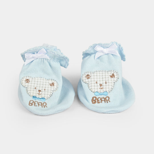 Soft Cotton Baby Booties | 6-9M