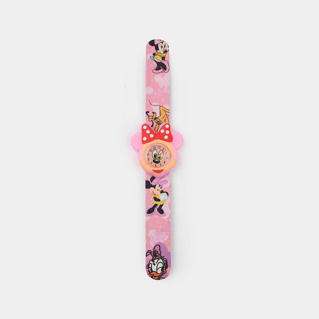 Slap Band Silicon Wrist Watch