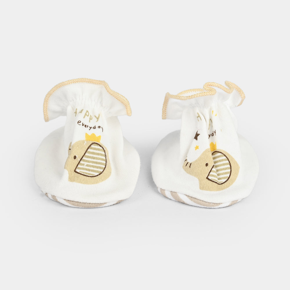 Soft Cotton Baby Booties | 0-6M